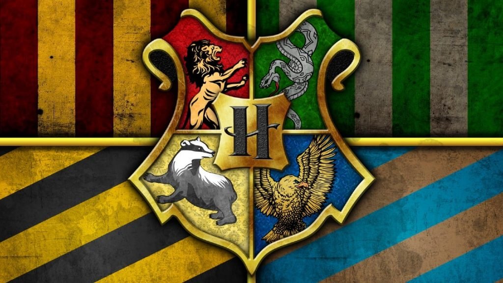 The 4 houses of Hogwarts